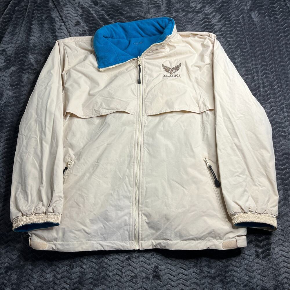 Princess Cruises Alaska reversible Thick Fleece Winter Jacket With Hood Size XL